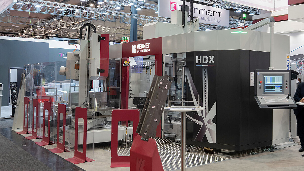 Vernet Behringer HDX Beam Drilling and Milling Machine at Euroblech 2022